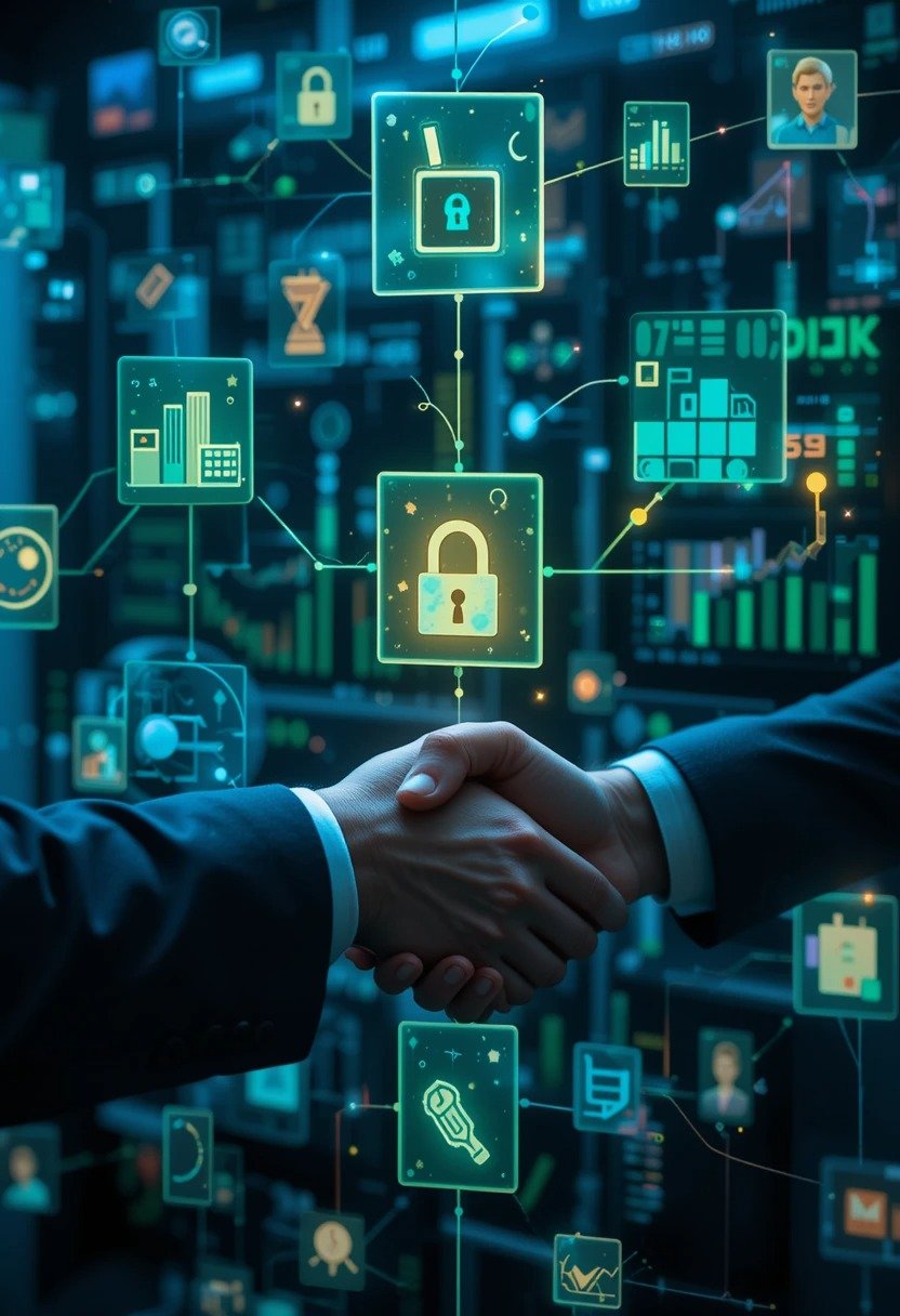 Blockchain in sales securing trust and transparency